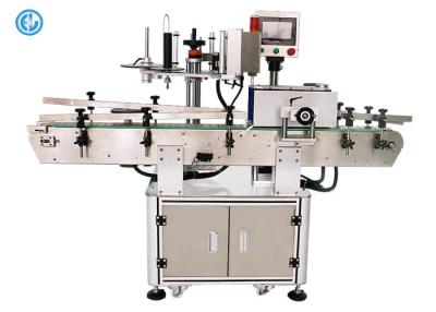 China PLC Control Semi Automatic Label Applicator Machine , Electric Round Bottle Labeling Machine  for sale