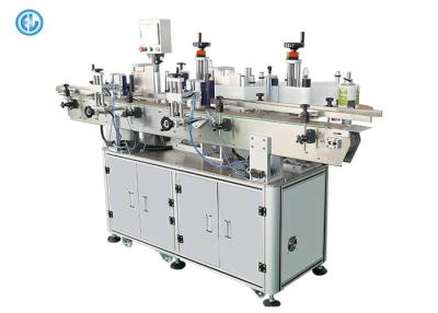 China PLC Controlprint past Etiketteringssystemen toe Voor en Achter Automatische Etiketteringsmachine met de Flessen van het HUISDIERENglas Te koop