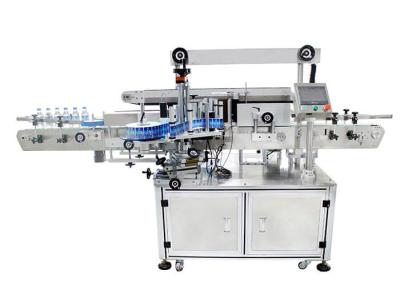 China Barcode Sticker Labeling Machine Double Side For Square Cans Bottles label applicator Manufacturer for sale