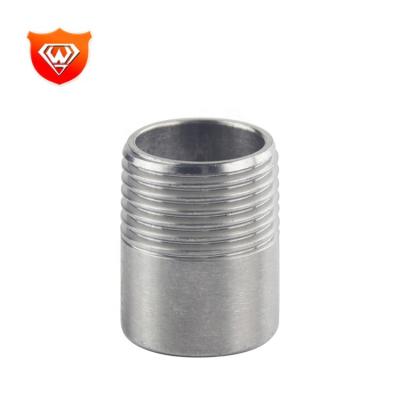 China High Temperature Resistance Low Price Guaranteed Quality Male Single Nipple Stainless Steel Pipe Fitting Nipple for sale