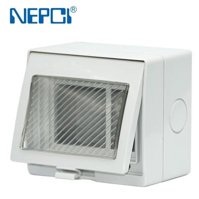 China High quality NEPCI IP55 power box XJY-QB-201 water socket waterproof outsite-resist box 85*95 mm for sale