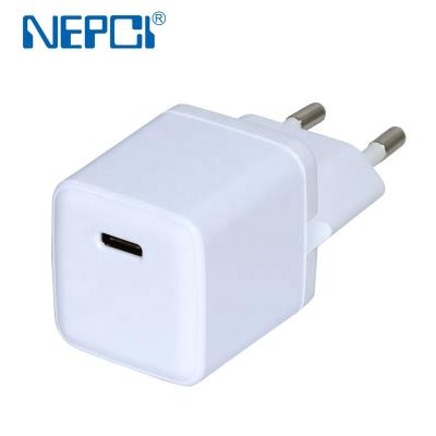 China 20W Mobile Phone Travel Charger Adapter With A USB C Port 5V 3A EU Plug For Smart Mobile Phone XJY-LXC - 01 A.C. NEPCI for sale