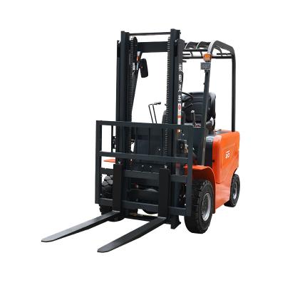 China Building Material Shops 2021 High Performance Electric Forklifts Portable Food Pallet Truck Stackers for sale