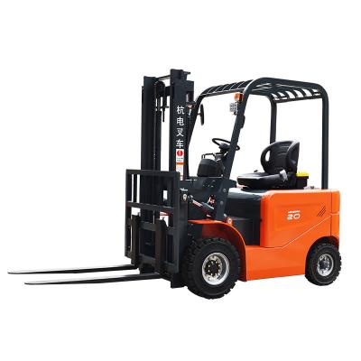 China Building Material Shop Hangzhou Electric Forklift Four Wheel Electric Forklift Small Forklift Made In China Can Be Customized for sale