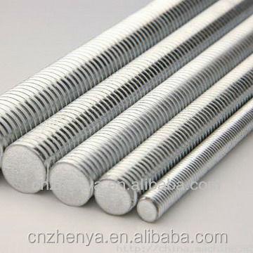 China threaded rods, DIN 975, carbon steel, M4-M56 galvanized for sale