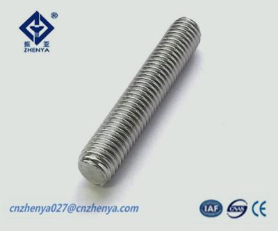 China A2 metric threaded rod, double threaded rod with wood screw for sale