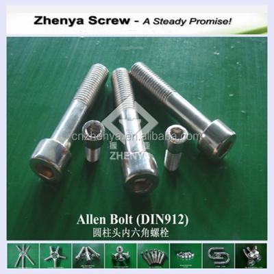 China 5.8 6.8 8.8 12.9 10.9 Grade Din 7991 Allen Bolt 8mm-150mm for sale