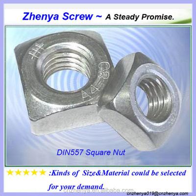 China Favorites compare high quality mfzn8tc square nuts low price for sale DIN557 for sale