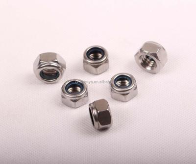 China Hexagonal Nylon Locknut Types Make China din985 din982 DIN ANSI JIS ISO for sale