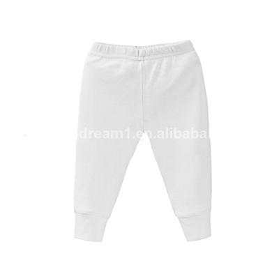 China Custom Solid Color 100% Combed Cotton Infant Jogger Baby Boy Pants Anti-pilling for sale