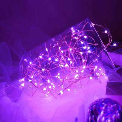 China Holiday and wedding decoration usb power copper wire led copper wire string light mini usb powered led copper wire string light string lights for sale