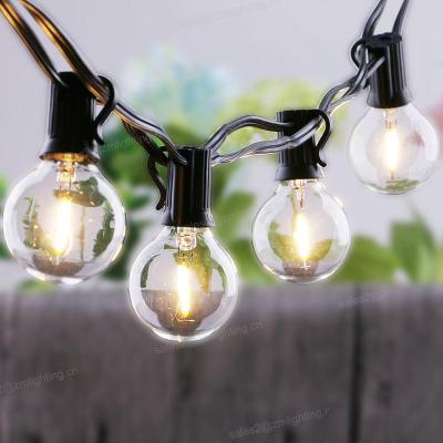 China 25Ft Party Globe G40 String Lights Patio Garden For Decorate Festival Ball String Light for sale