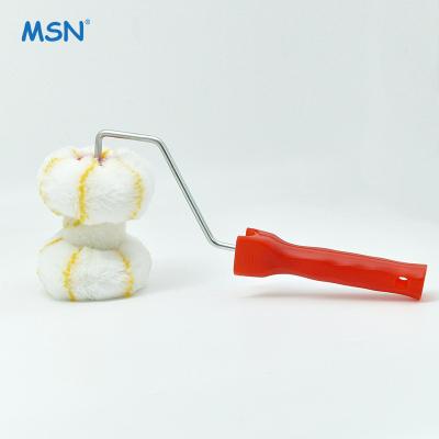 China MSN Cylindrical Double Wheel Tool Brush Color Steel Pipe Tile Paint Roller Decorating for sale