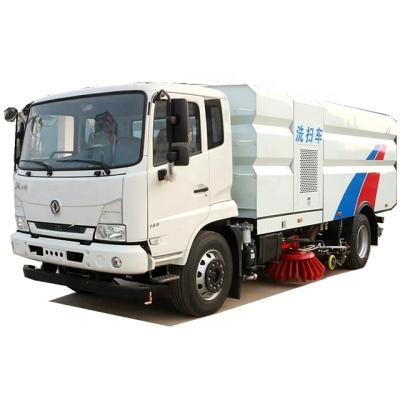 China Dongfeng 8tons China Big Stainless Steel Street Magnet Street Sweeper Truck Road Cleaner for sale