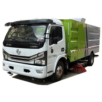 China Street Dongfeng 8tons Road Cleaning High Pressure Wash And Sweep Truck Vacuum Suction Street Water Sweepers Truck for sale