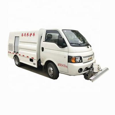 China JAC factory 1500 liter small street cleaning truck for sale Water Ice Truck for sale