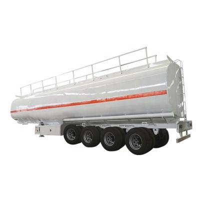 China Heavy Duty Truck Trailer 4 Axle 15000 Gallon 50 Ton Oil Carrier Fuel Tanker Trailer Sale In Colombia for sale