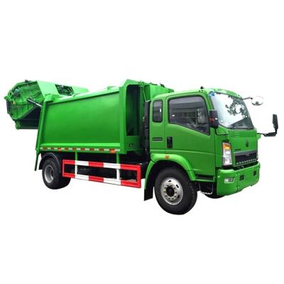 China Factory Howo 5m3 garbage compactor truck 5 ton compression garbage truck for sale in Europe for sale