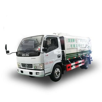 China Factory China 5 Ton Compactor Hydraulic Pusher Front Loader Garbage Truck For Sale for sale