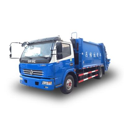 China Factory Dongfeng Brands 6 Ton Rear Wheel Loader Garbage Compactor Vehicle Price Garbage Truck for sale