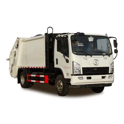 China Factory Shacman 5 Tons Garbage Truck 5 Cubic Squeezable Garbage Vehicle Garbage For Sale for sale