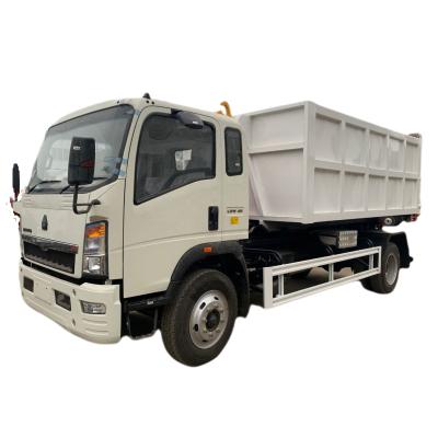 China Factory 4X2 Sinotruk HOWO 14 CBM Hook Lifts Dump Garbage Trucks for sale