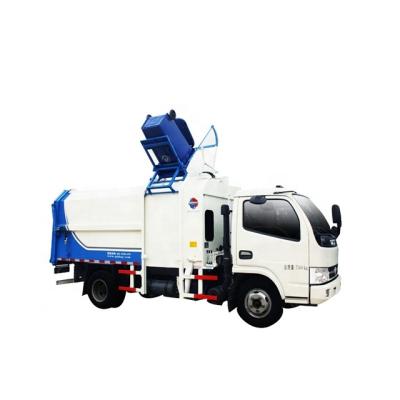 China Dongfeng 5000liters/5cbm hot side factory sale garbage truck loading price for sale