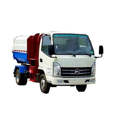 China Factory Foton 5cbm side loader garbage truck 5 ton waste management truck for sale for sale