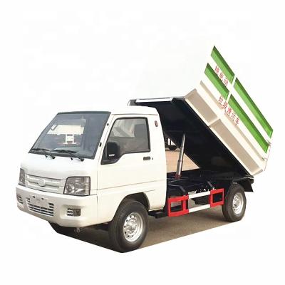 China Factory 4 Wheels Hanging Bucket Electric Garbage Truck for sale