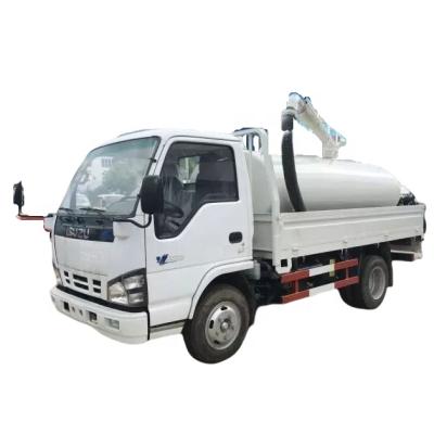 China Carbon Steel Q235 New Japan Brand Stainless Steel 1000 Gallon Vacuum Pump Toilet Suction Truck for sale