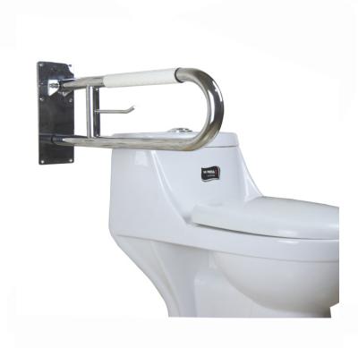 China Anti-Corrosion Bathroom U Shape Safety Flip Up Folding Handicap Grab Rail Railing for sale