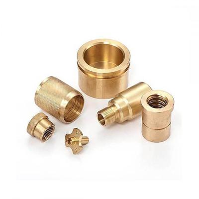 China Mechanical Stainless Steel CNC Sleeve Nut Shaft Brass Coffee Machinery Aluminum Machining Spare Parts for sale