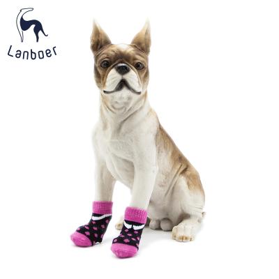 China Viable Custom Design PVC Pet Shoes Model Socks For Dog Anti-Slip Socks for sale