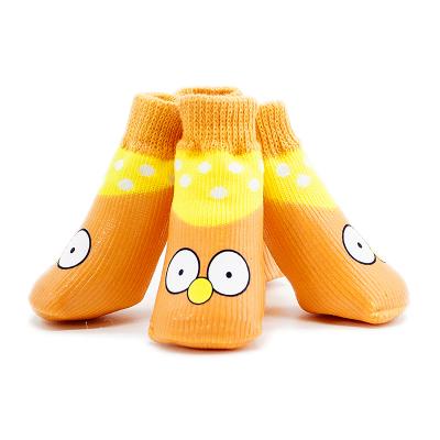 China Sustainable ready to ship waterproof dog socks and shoes with anti slip rubber bottom for sale