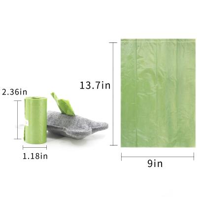 China Small Lanboer Animals Portable Pet Poop Bag Biodegradable Plastic for sale