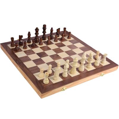 China Table Game 15 Inch Chess Set with Wooden Chess Pieces for All Ages Night Party for sale