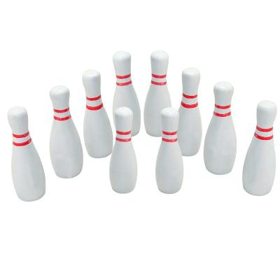 China Pine wood bowling set for all ages out of the door paly with friends rolling machine for sale