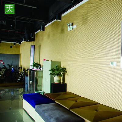 China TianGe Modern Factory Soundproof Grooved Grooved Slotted Wall Panel Soundproof Material From TianGe Modern Factory for sale