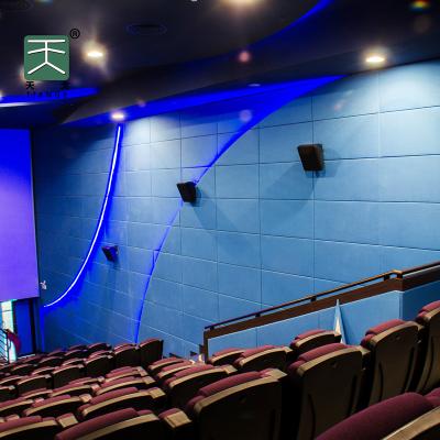 China Modern Decorative TianGe Factory Fabric Acoustic Panel Sound Absorption Board For Cinema for sale