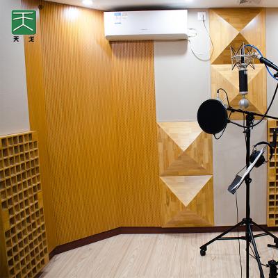 China TianGe Modern Acoustic Factory 3D Wall Wooden Sound Diffuser For Studio / Home Theater for sale