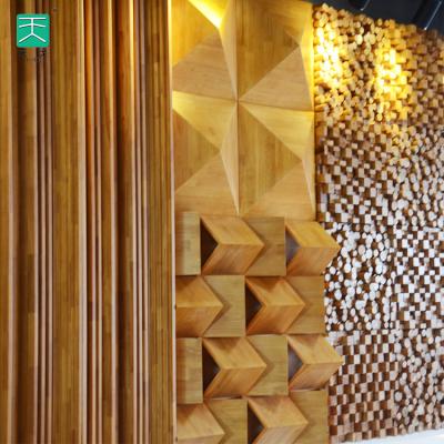 China Modern Acoustic 3D Wall Wooden Sound Diffuser for sale