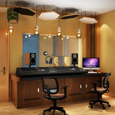 China TianGe Factory 2D/3D QRD Modern Solid Wood Acoustic Diffuser Sound Wall Panel For Home Theater for sale