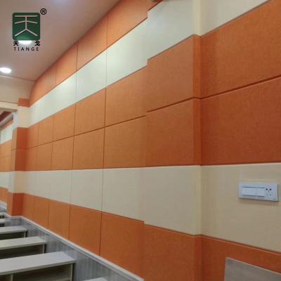 China TianGe Modern Factory Decorative Wall Panels Polyester Fiber Acoustic Sound Barrier for sale