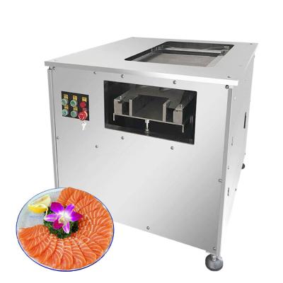 China Hotels Automatic Multifunctional Cutting Fillet Machine Commercial Fish Processing Salmon Pickled Fish Oblique Sashimi Machine for sale