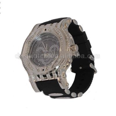 China Hip Hop Luxury Men Watch with Bling Bling Watch Face for sale