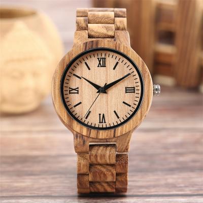 China Personalized Genuine Leather Wooden Quartz Watch Winder Wood With Engraved Logo for sale