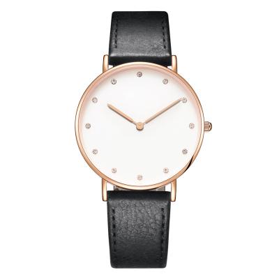 China Minimal Luxury Design Watch Ultra Thin Case Custom 316L Stainless Steel Watch for sale