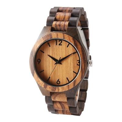 China Japan Miyota Quartz Natural Wood Watches Quartz Digital Watch for sale