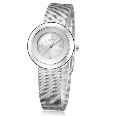 China Stainless Steel Mesh Band Womens Watch Waterproof Lady Quartz Wrist Watches for sale