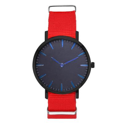 China 38mm Case Stainless Steel Watches Unisex Nylon Strap GL33 Movement for sale